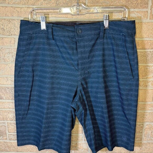 Hang Ten Men's Hybrid Navy Short Size 32 - Picture 1 of 7
